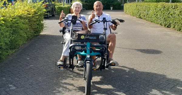 Fietsmaatjes vervult Ouderenwens